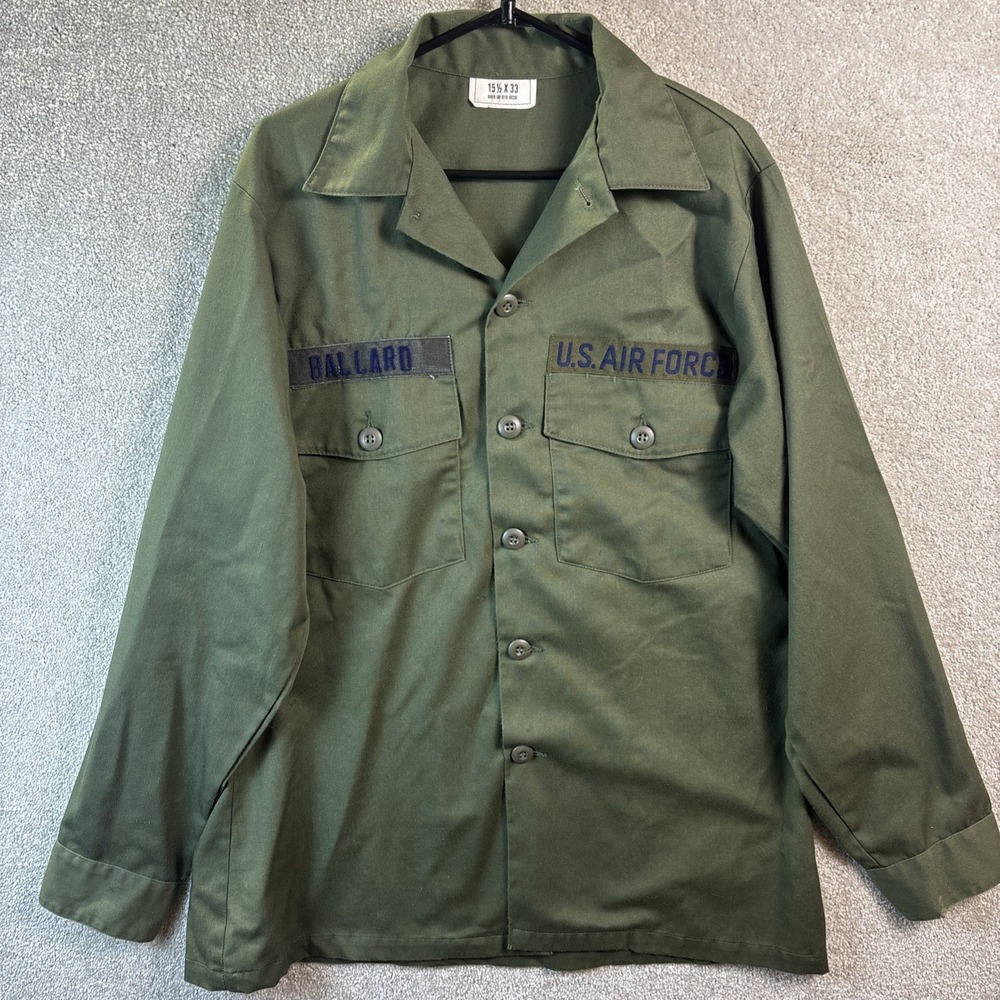 U.S. Air Force Olive Green Military Field Jacket